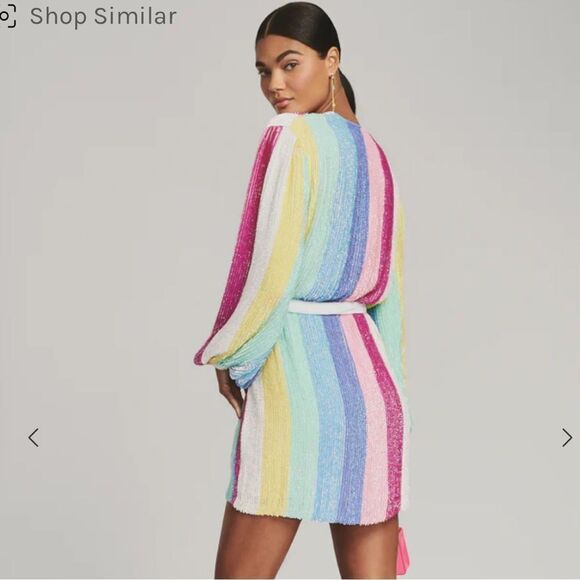 Retrofete Gabrielle Robe Dress in Unicorn Revolve Large - Picture 6 of 15